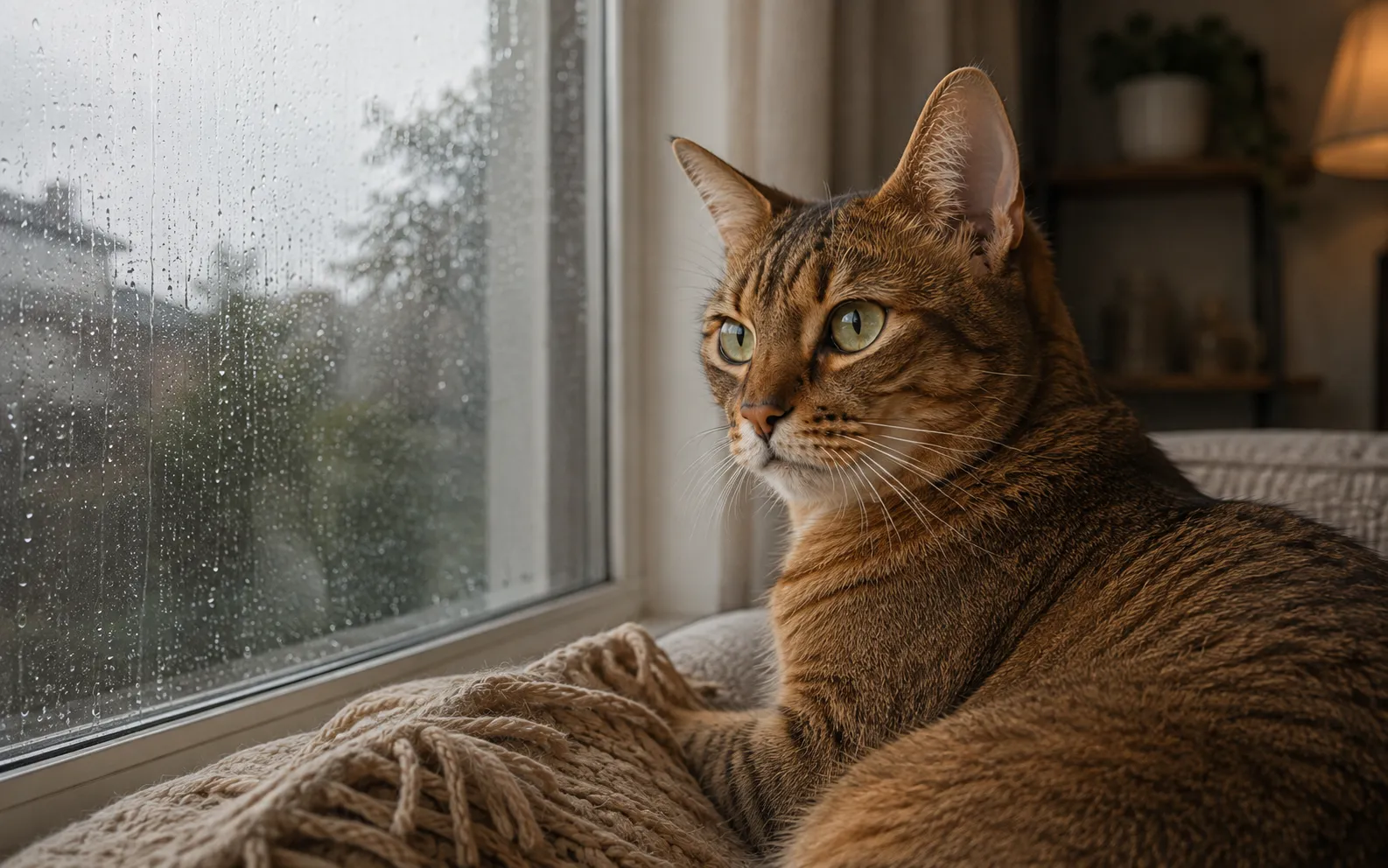 Luna’s rainy Sunday